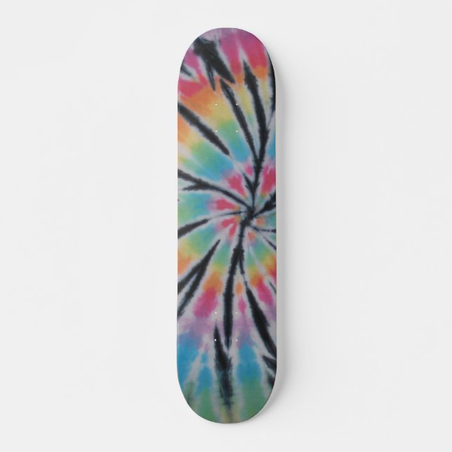 Incrível Tie Dye Skateboard - Swirl (Frente)