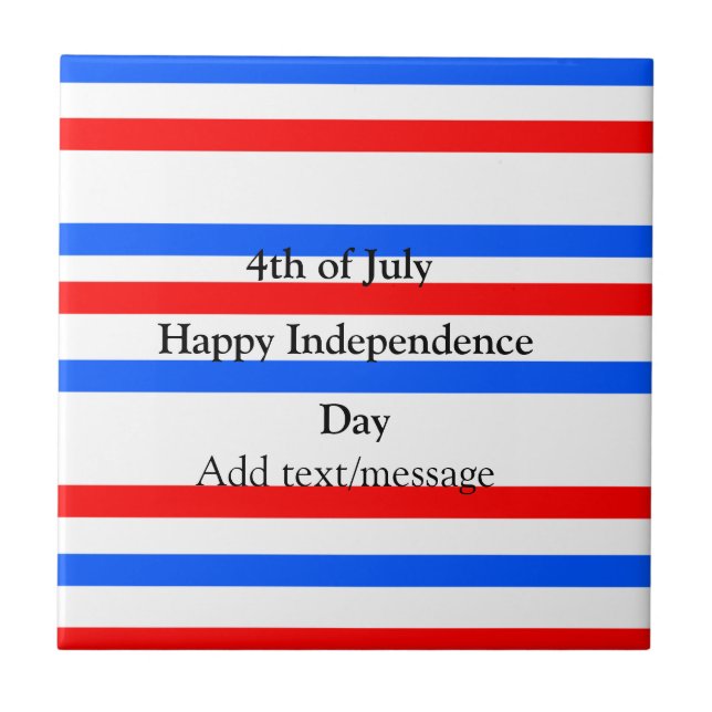 Independência do azul vermelho Dia 4 de julho (Frente)