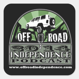 Independência fora de estrada 3"" etiquetas de