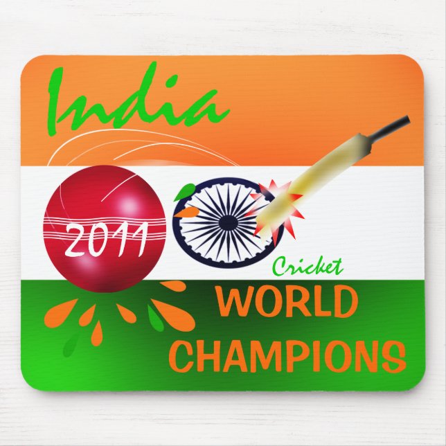 India 2011 campeões Mousepad do campeonato do (Frente)