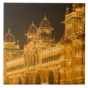 ÍNDIA, Karnataka, Mysore : Palácio do Majaraja (c.