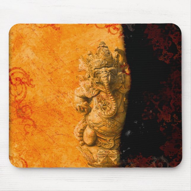 India no mousepad Dourado (Frente)