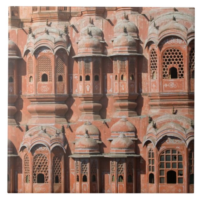 ÍNDIA, Rajasthan, Jaipur: Hawa Mahal (Palácio de (Frente)