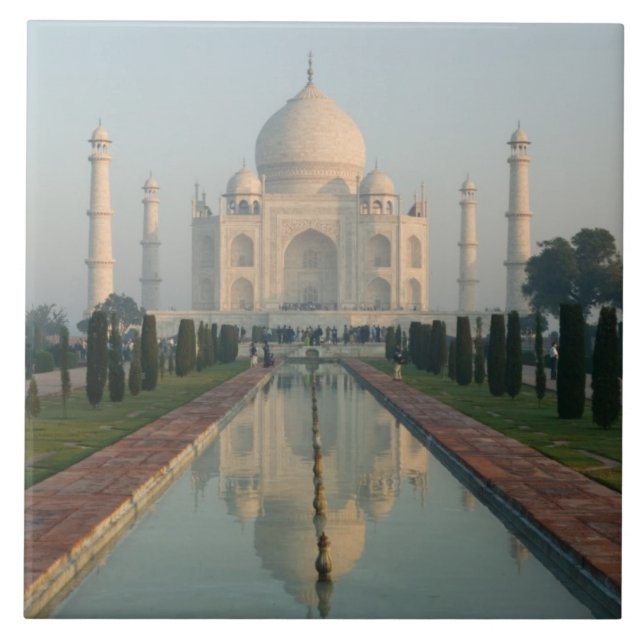 ÍNDIA, Uttar Pradesh, Agra: Taj Mahal, Manhã (Frente)