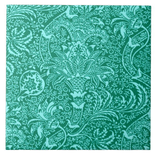 Indiano de William Morris, turquesa e Aqua da luz
