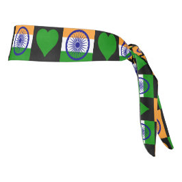 Indiano Flag Heart Love Pattern Indian Pride