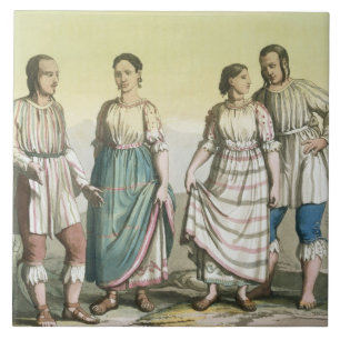 Indianos de Michoacan no traje tradicional, Méxic