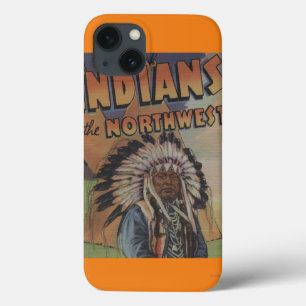 Indianos do noroeste - chefe indiano & Teepee