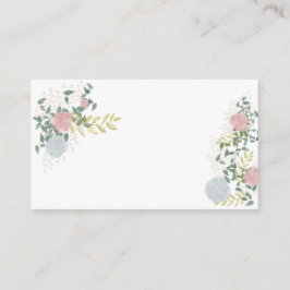 Indicação Cartão de lugar de convidado de casamento finament