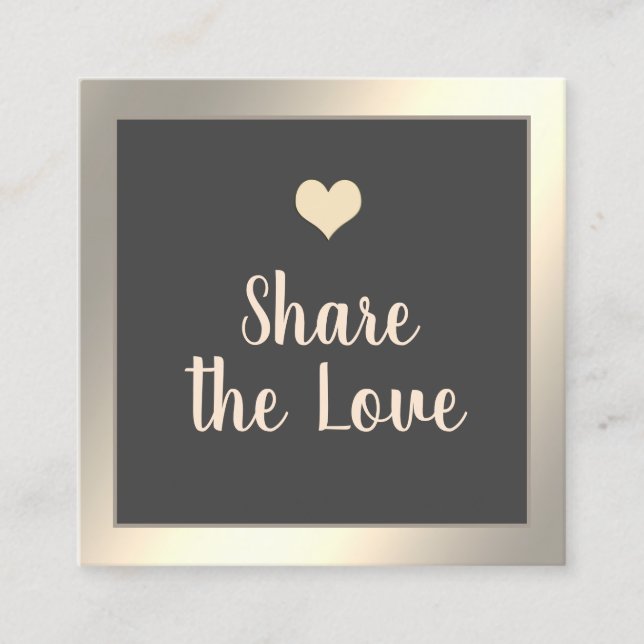 Indicação Cartão simples de remessa de ouro minimalista (Frente)