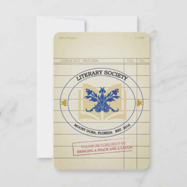 Indicador da Sociedade Literária (Frente)