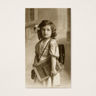 Indicador de raparigas da escola de Vintage