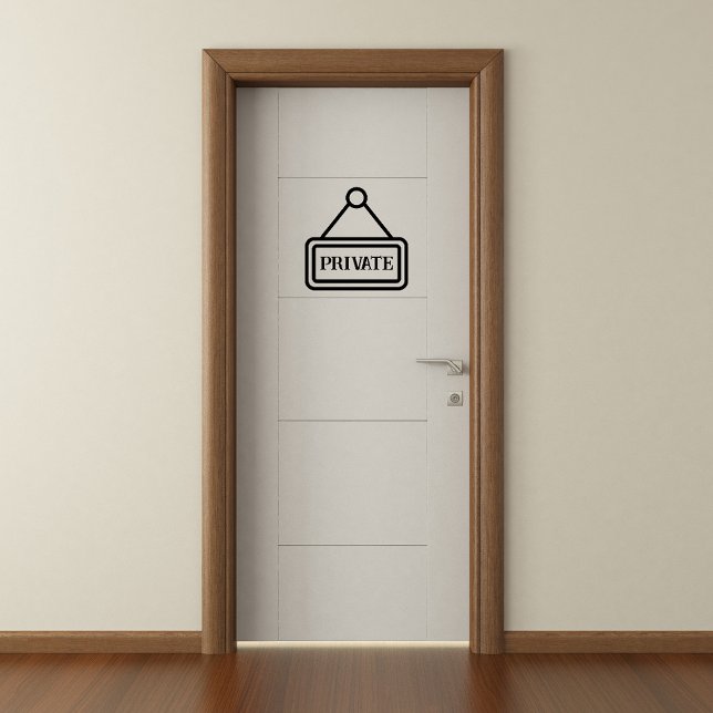 Indicador Privado Visível Adesivo (Criador carregado)