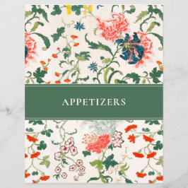 Índice de Receitas de Aperitivos | Floral Elegante