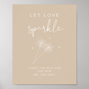 INDIE Bohemian Wedkler Sparkler Enviar Poster