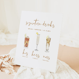 INDIE Boho Watercolor Cocktail Signature Beber Pe
