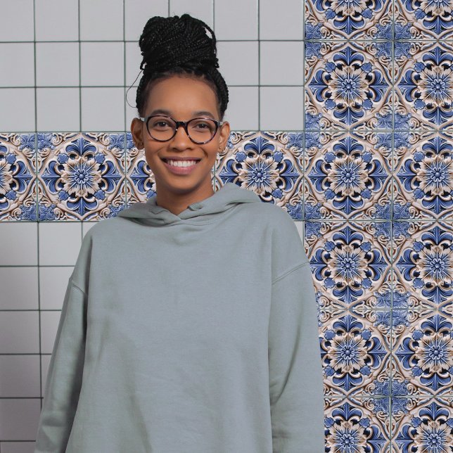 Indigo Azulejo Azul Amarelo Português Lisboa (Criador carregado)