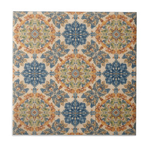 Índigo Azulejo Azul e amarelo Português