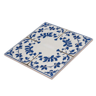 Índigo Azulejo Azul Português Lisboa Botânico
