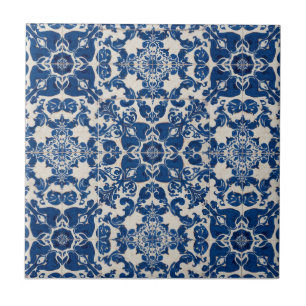 Indigo Azulejo Azul Português Lisboa Talavera
