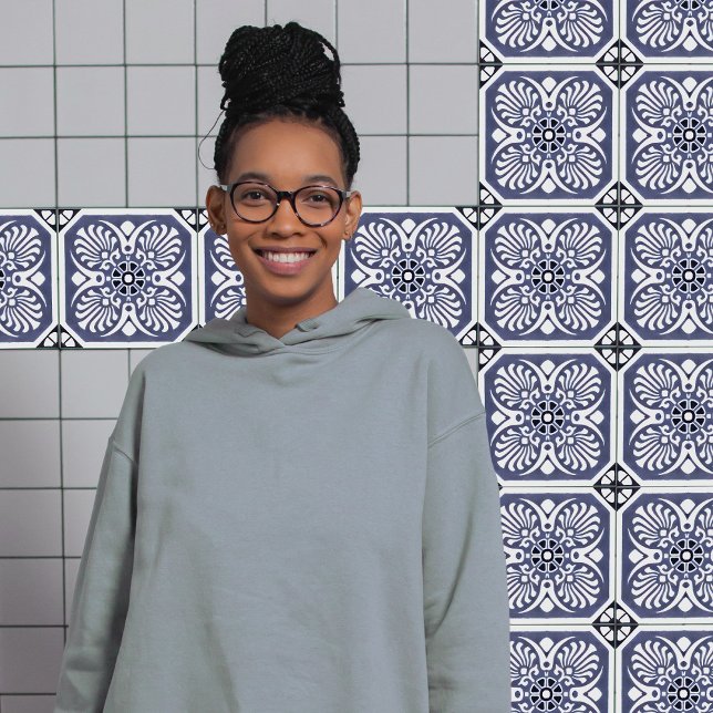 Indigo Azulejo Blue Lisboa Decoração C (Criador carregado)