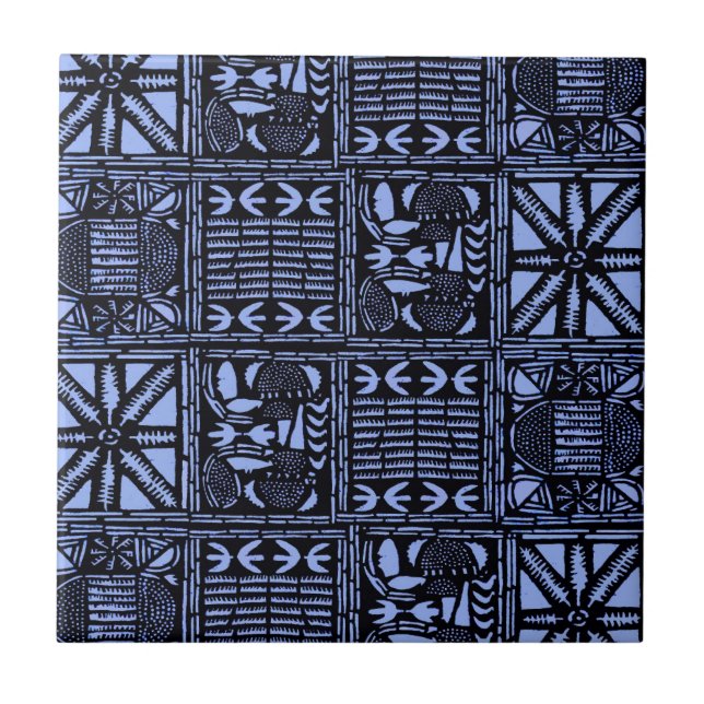 Indigo Batik Quilt - Blue (Frente)
