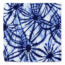Indigo Blue Tie Bandana