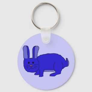 Indigo Bunny chaveiro