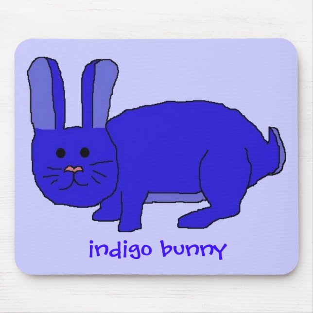 Indigo Bunny mousepad (Frente)