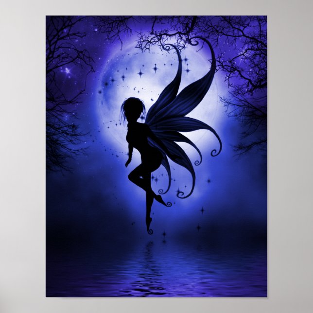 Indigo Fairy 11 x 14 Poster (Frente)