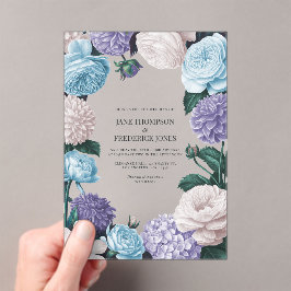 Indigo Petal, Blue Hydrangea & Frost Pearl Wedding