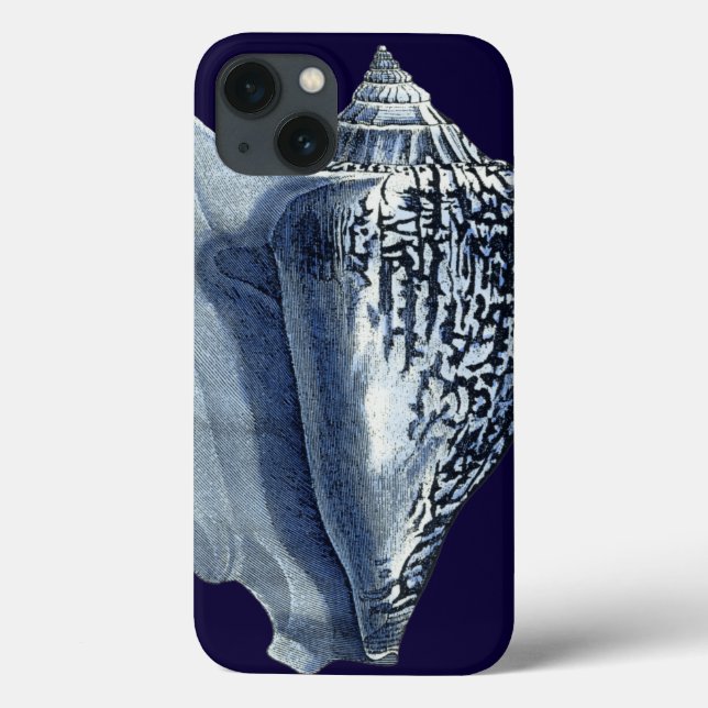Indigo Shells I (Verso)