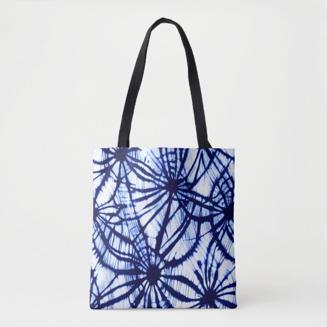 Indigo Tie Dye Tote Bag (Frente)