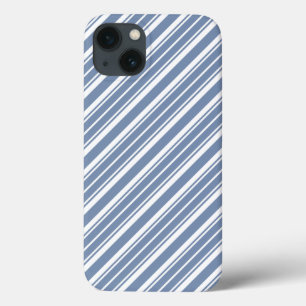Indigo White Ticking Strike Samsung Nota 4 Caso
