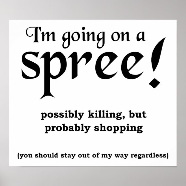 Indo a um Poster de Spree Funny (Frente)