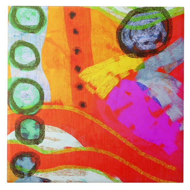 Indo para a pintura digital Abstrato do nada (Frente)