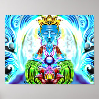 Indra Poster de 11 pol X 8,5 pol