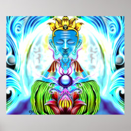 Indra Poster de 24 pol X 20 pol