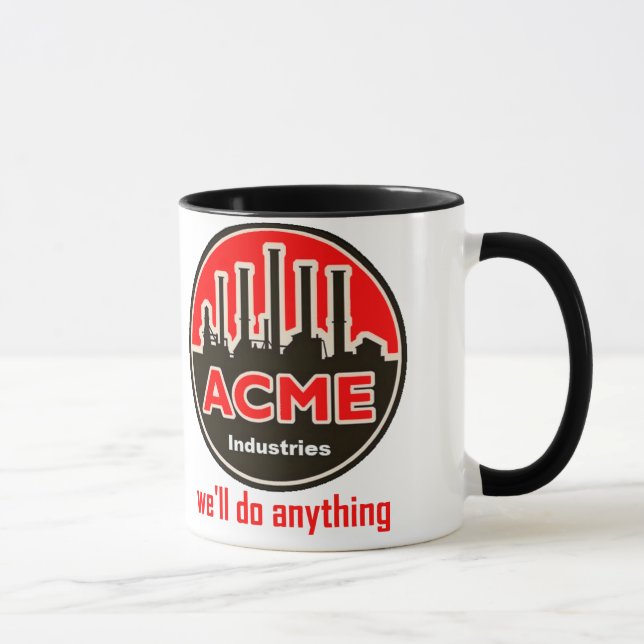 indústria oficial acme caneca de café (Direita)