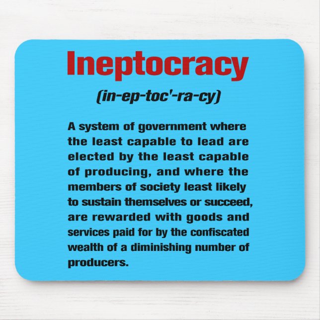 Ineptocracy Mousepad (Frente)
