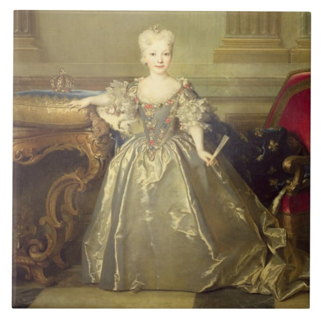 Infanta Maria Ana Victoria de Borbón, 1724 (óleo (Frente)