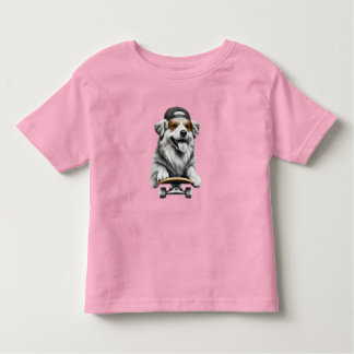 Infantil A Camiseta de Skateboard T