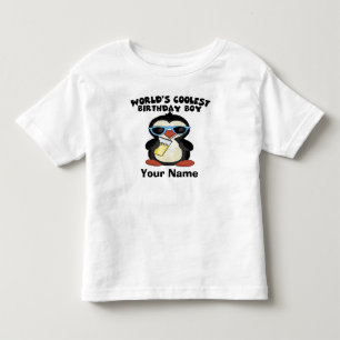 Infantil A camiseta personalizada personalizada mais legal