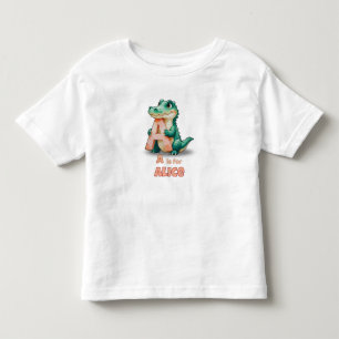Infantil A é para Alice - Camiseta Personalizada para Crian