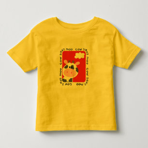 Infantil A vaca diz o camiseta e os presentes do MOO