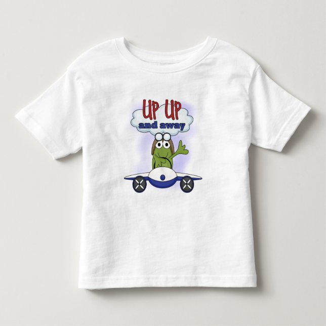 Infantil Acima do camiseta e dos presentes ascendentes e (Frente)