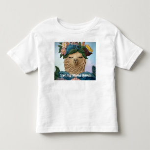 Infantil Adorei minha camiseta Mama Llama para bebês