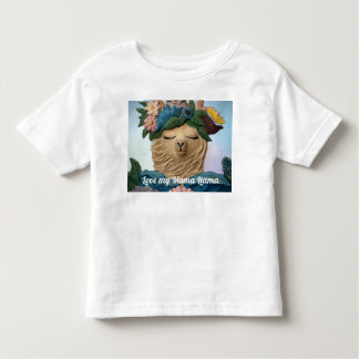Infantil Adorei minha camiseta Mama Llama para bebês