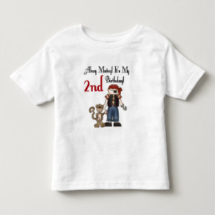 Infantil Ahoy camiseta e presentes amigos do segundo