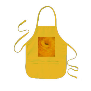 Infantil Avental das meninas do rosa amarelo